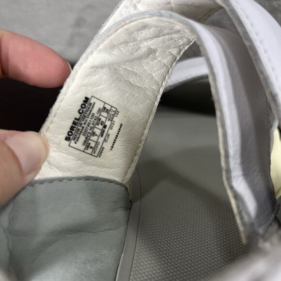 Sorel Womens Size 9 Cream White Explorer Blitz Stride Comfort Casual Sandals - Picture 7 of 9